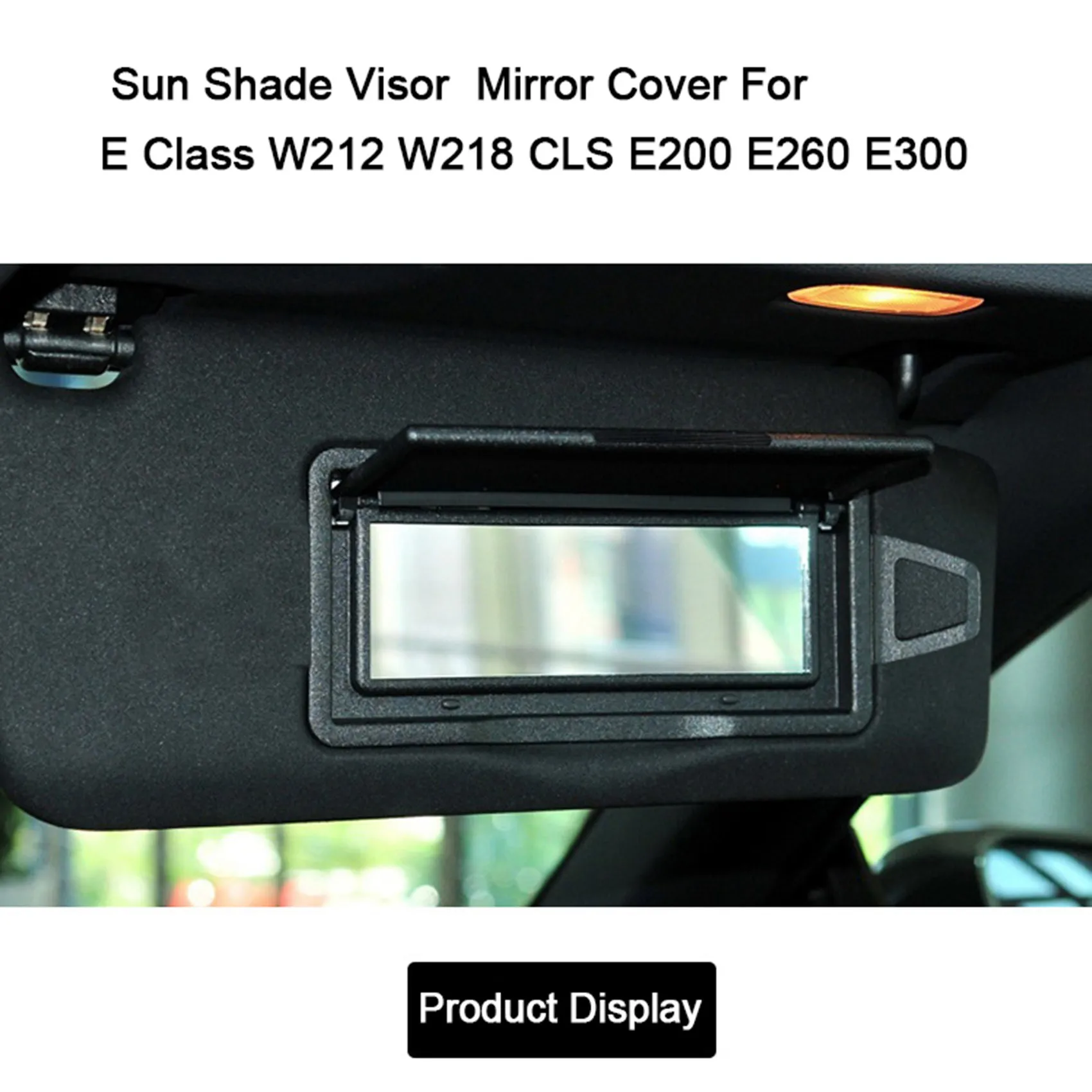 Espejo de tocador con visera para coche, espejo retrovisor interior 2128100001 para Mercedes Benz W212 Clase E W218 CLS