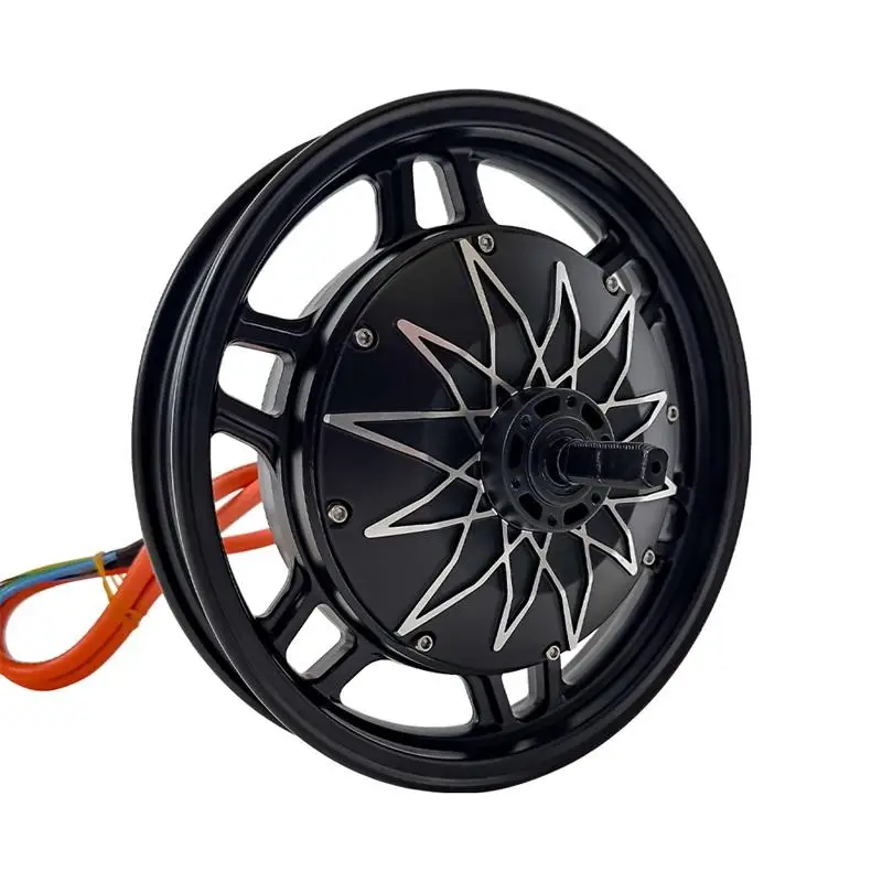 High Speed 14 Inch BLDC Motor for Electric Bicycle Scooter 48v 60v 72v 2000W 3000W Brushed IpX6