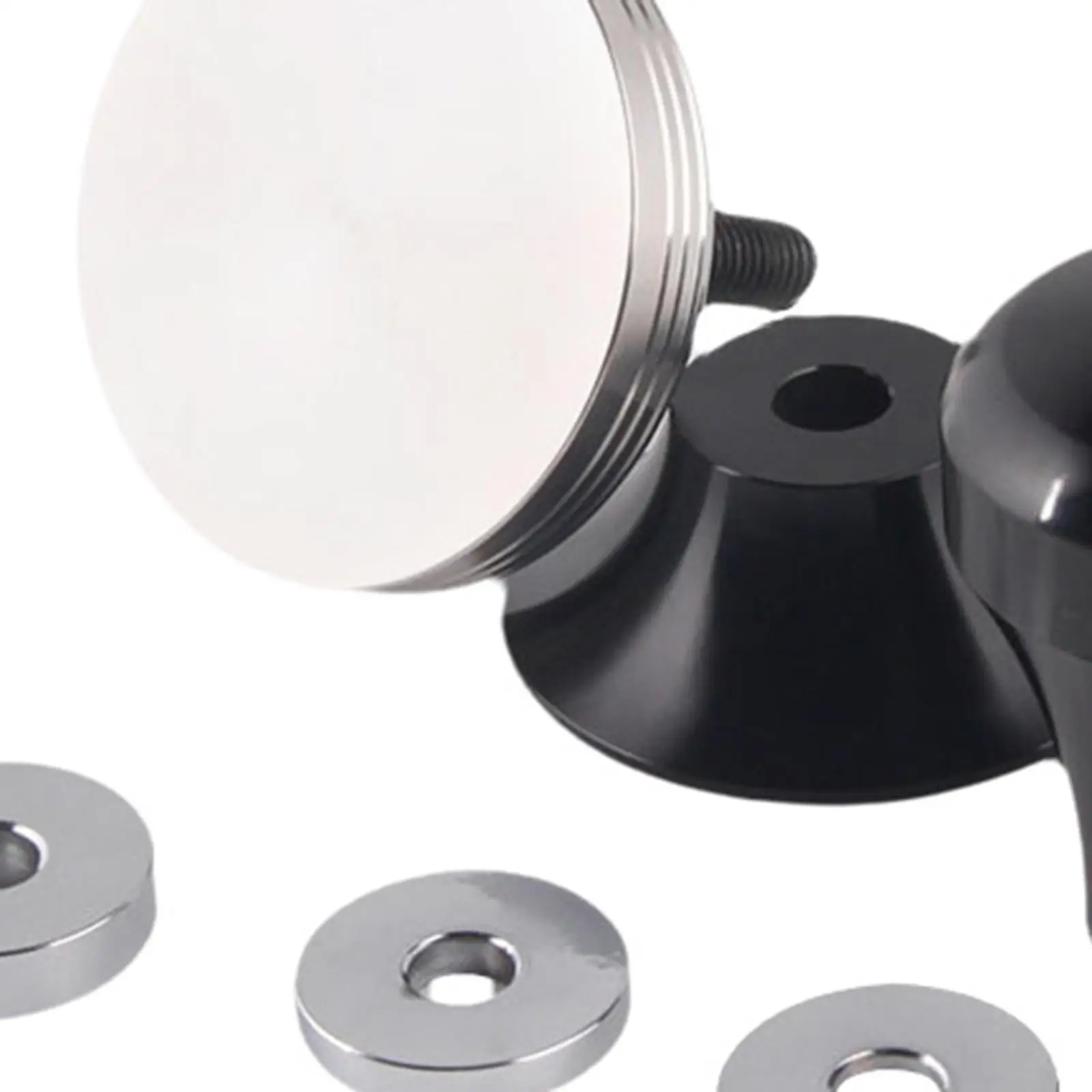 แทมเปอร์กาแฟสําหรับเครื่องชงกาแฟเอสเปรสโซ, ฐานสแตนเลสสตีลแบน, แทมเปอร์ที่ถอดออกได้, อุปกรณ์เสริมเอสเปรสโซ