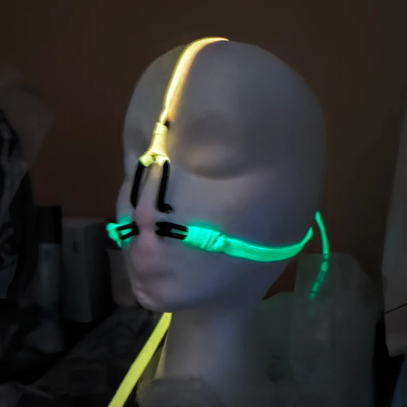 ثلاثي الاتجاه الأسود الأنف هوك مضيئة الكبار اللعب رفع لعبة 2 لون الوجه شيم قوة نظرة الجنس لعب مثير أدوات قابل للتعديل #1