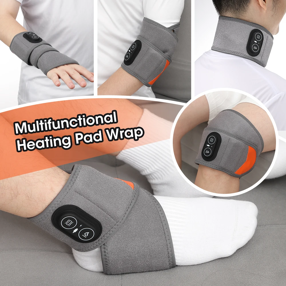Electric Compress Hot Wrist Wrap 36/48 LEDs 3 Modes 660nm 850nm Infrared Wearable Joint Support Portable Hand Relaxation Brace
