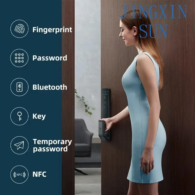 Automatic Pro Linkage Phone Lockin Fingerprint Door Unlock For S30 Smart NFC Password Home Home Smart Work with Lock