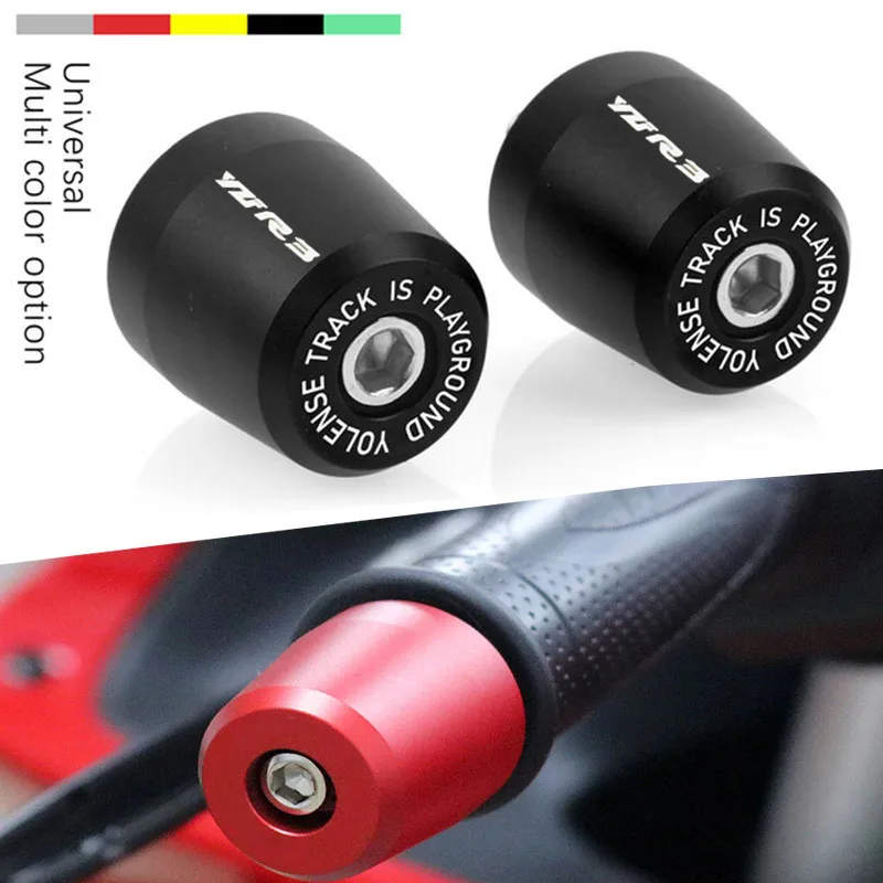 Motorcycle Handle Bar End Handlebar Grips ends Cap Plug Slider Counterweight cover For YZFR1 YZF-R3 YZF-R6 YZF-R25 R3 R6