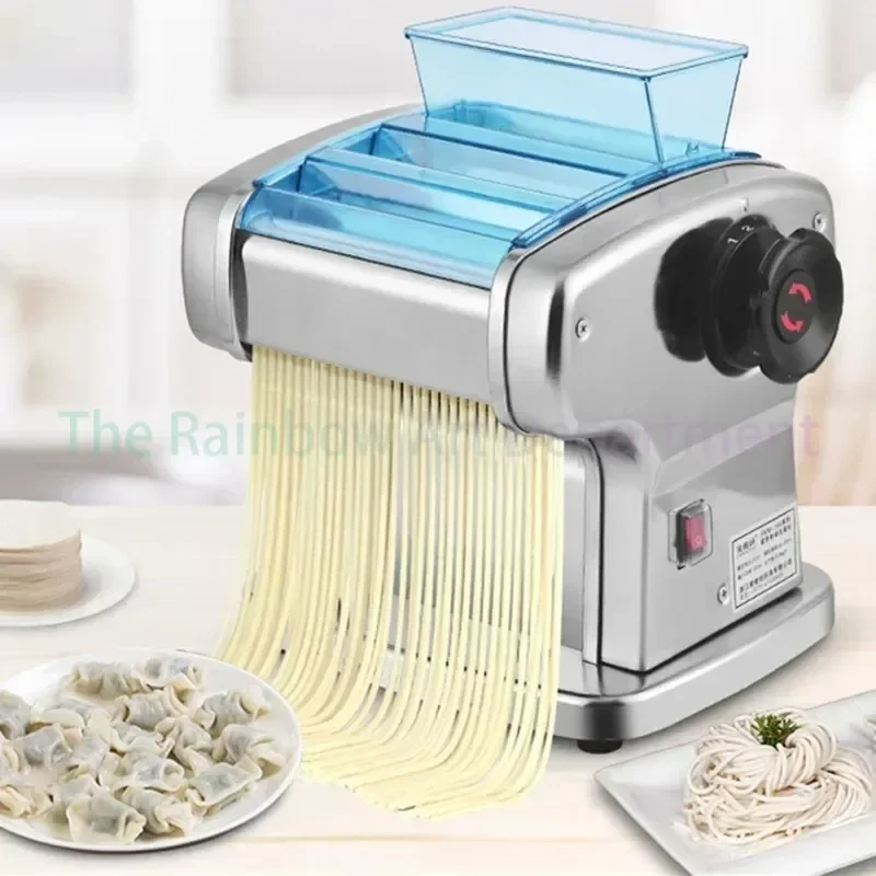 Noodle Dumpling Wrapper Machine  Commercial Household Pasta Noodle Maker Machine Stainless Steel Noodle Press Machine