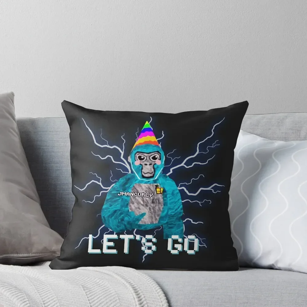 Gorilla Tag Jmancurly Monke Merch Throw Pillow Christmas Covers For Cushions Couch Cushions Pillow