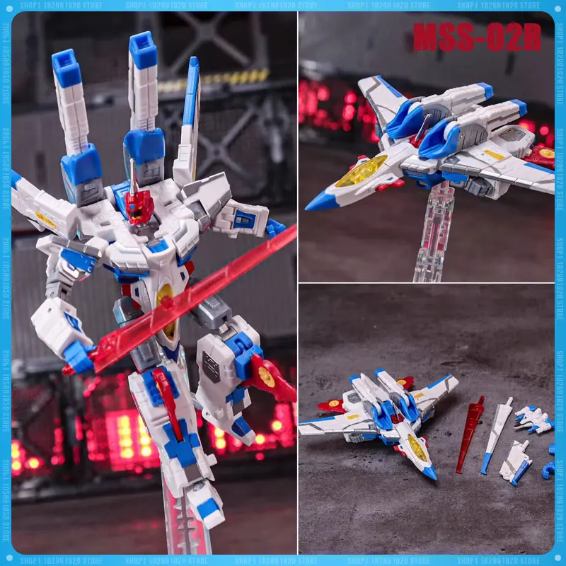 

В НАЛИЧИИ ZX Studio Transformation MSS-02R MSS02R White Doom Star Starscream Universe Фигурка Модель робота Игрушка