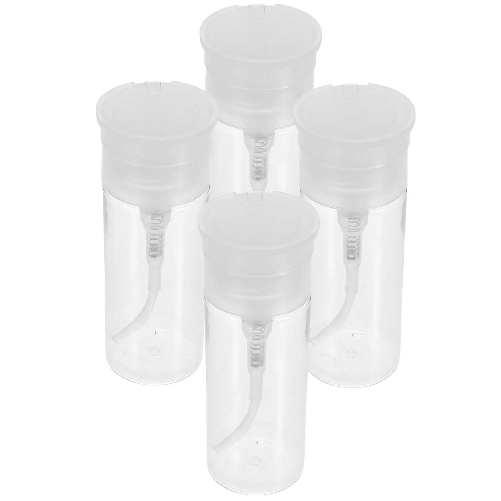 100 ml Nagellackentferner-Flasche, tragbarer Pressspender für Reisen, leere Pumpflasche, wiederverwendbarer Flüssigkeitspresspender