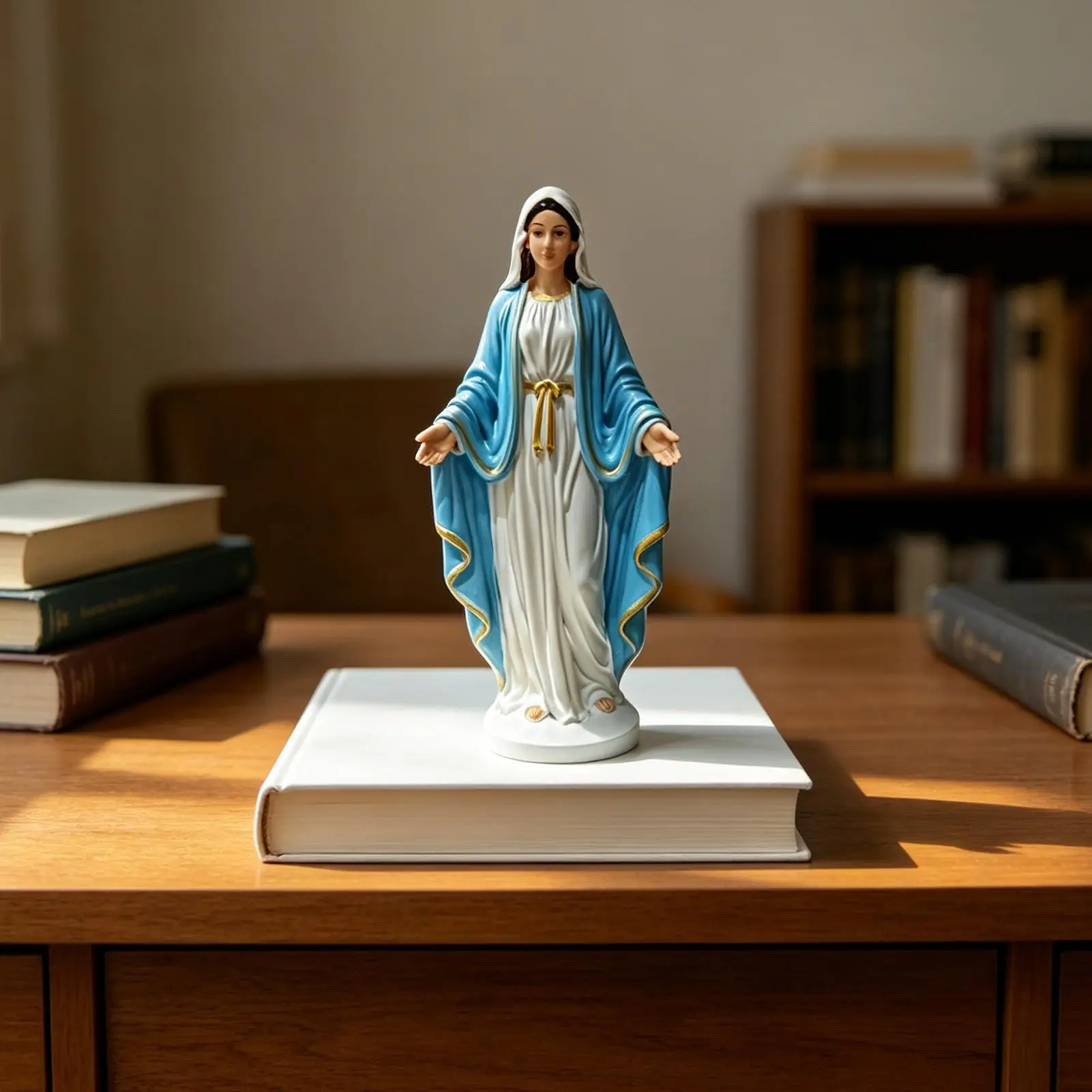 Statue de la Vierge Marie, figurine catholique, décoration, figure de la Sainte Mère pour la maison, le bureau, la salle de prière, l'église, la cathédrale, le sanctuaire, l'autel