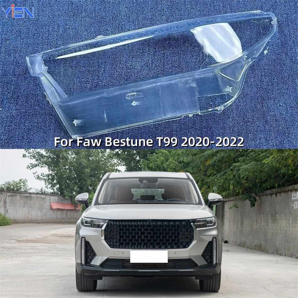 For Faw Bestune T99 2020 2021 2022 Car Replacement Parts Lampshade Headlight Shell Car Front Headlight Lens Cover Lights Shell
