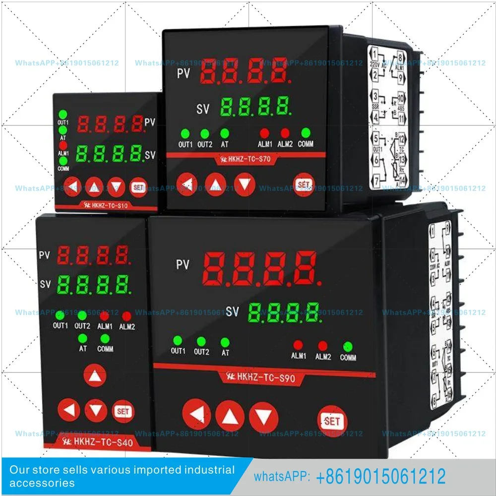 Digital display intelligent thermostat PT100 thermal resistance input automatic PID temperature control  high precision