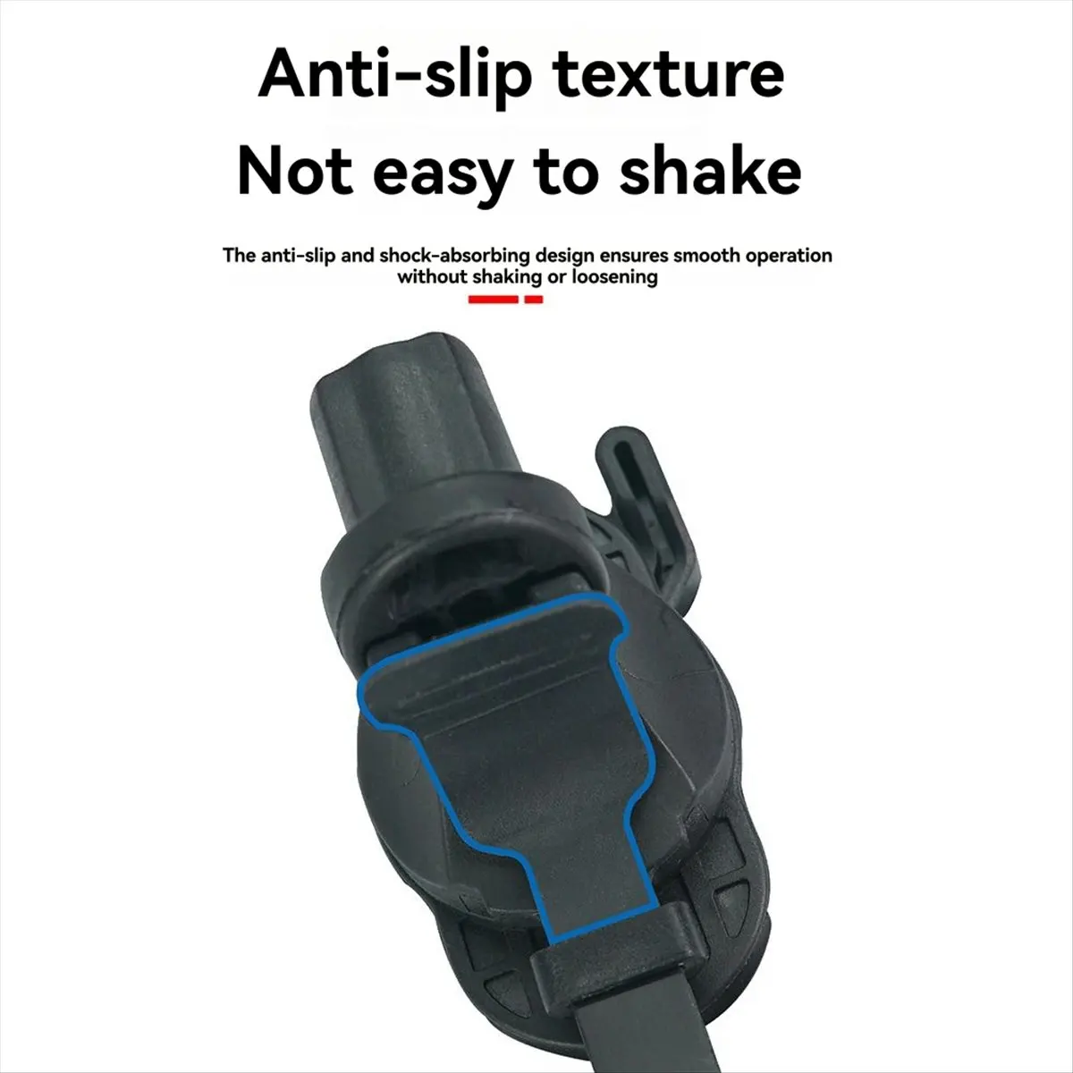 X08A Silicone Bicycle Phone Holder Universal Bike Handlebar Magnetic Lock Quick-Release Phone Mount Clip Bracket