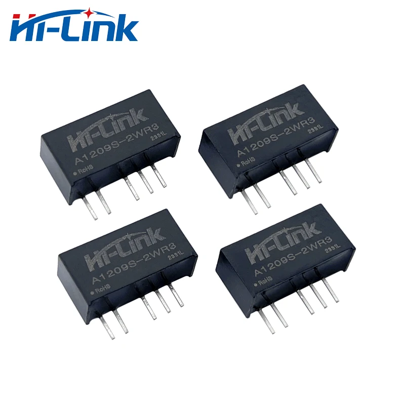 Imagem -04 - Hi-link-conversor dc de Tamanho Pequeno Fonte de Alimentação Isolada Módulo Inteligente A1209s2wr3 2w 12v a 9v 112ma 10 Pcs por Lote