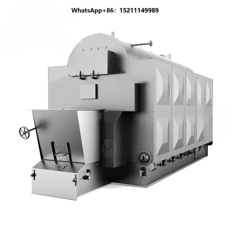 Industrial Dzl Automatic Chain Grate Biomass Hot Air Heater Horizontal Low Pressure New for Power Generation