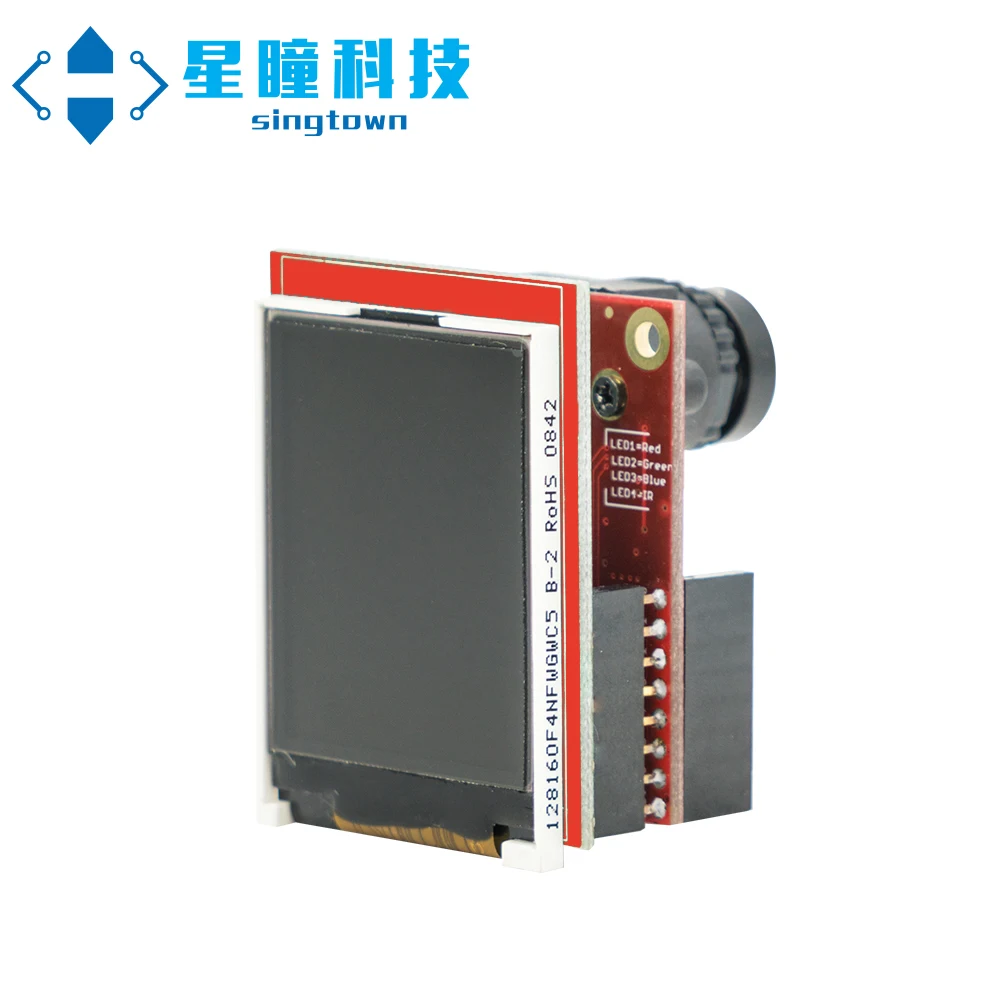 SingTown OpenMV LCD Shield 1.8“ TFT Genuine - Color Monitor Apply to OpenMV4 Cam H7 / OpenMV4 Cam H7 Plus / OpenMV3 Cam M7