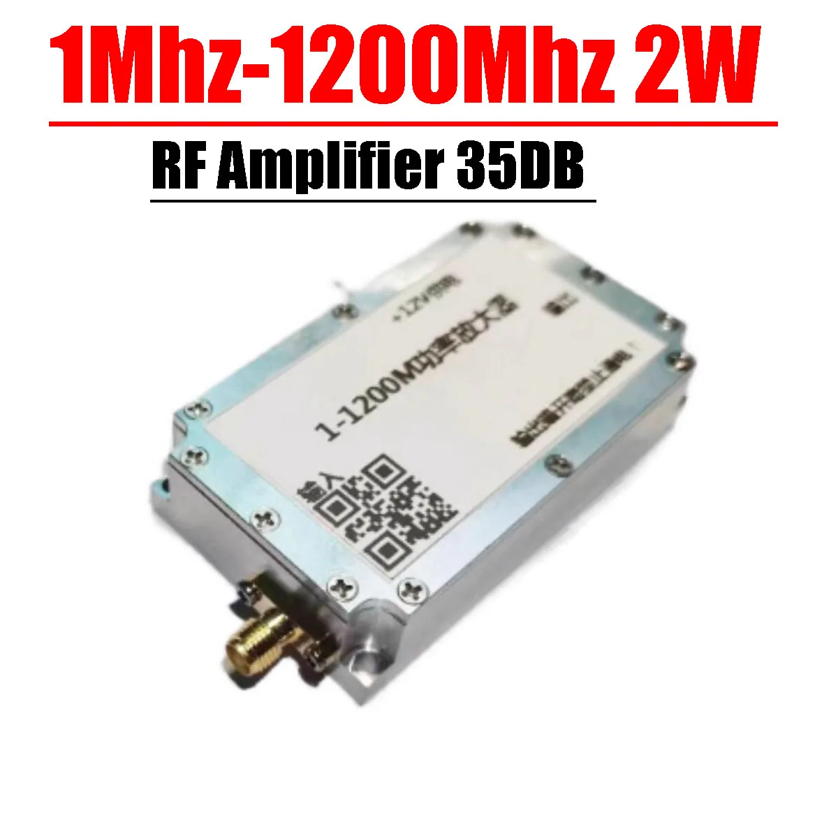 

1Mhz-1200Mhz 2W RF POWER Amplifier Transmitter Signal Drive For LORA Radio Helium Miner HF VHF UHF FM Drone Walkie Talkie