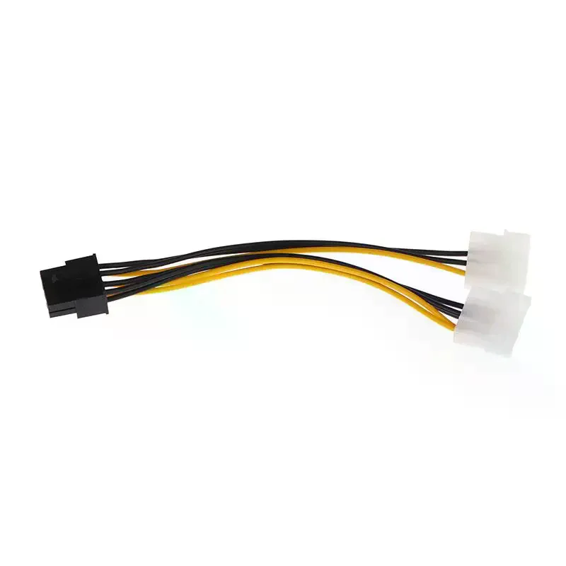 1/2/5Pcs 8 Pin Graphics Card Male To Dual 4 Pin Female Video Card Power Cord Mainboard Power Extension Adapter Cable