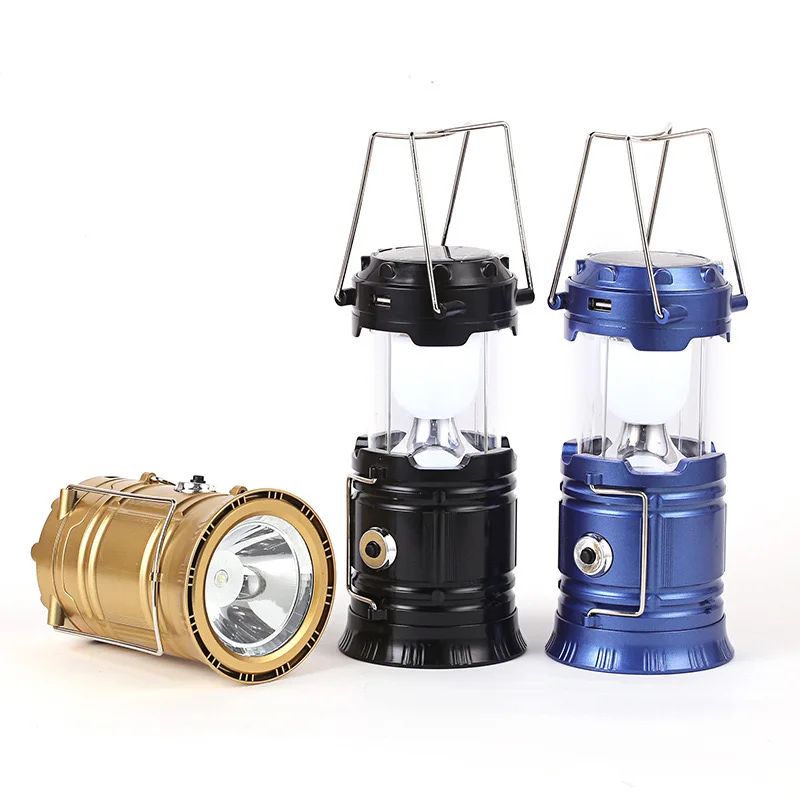 LED Hight power White Outdoor Camping Lamp Portable Stretch Camping Lamp Portable Tent Pull Lantern Emergency Light