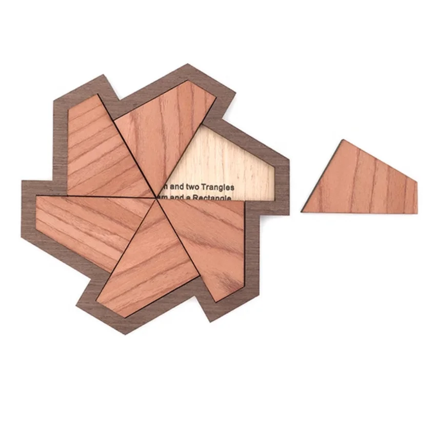 

2025 New Challenging Logic Mind Wooden Brain Teasers Board Puzzles Game