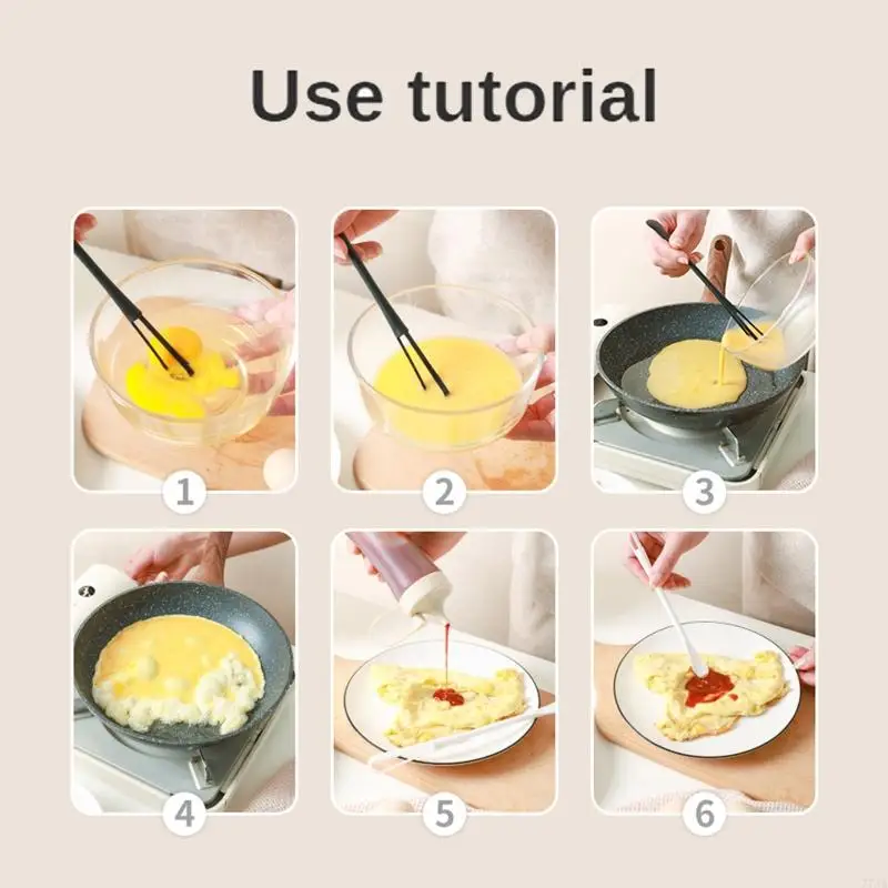 77JA Mini Đa Năng Nhựa Dụng Cụ Đánh Trứng Trứng Be Nhà Bếp Gia Vị Khuấy Dính Để Pha Trộn Đánh Trứng Gia Đình Ẩm Thực
