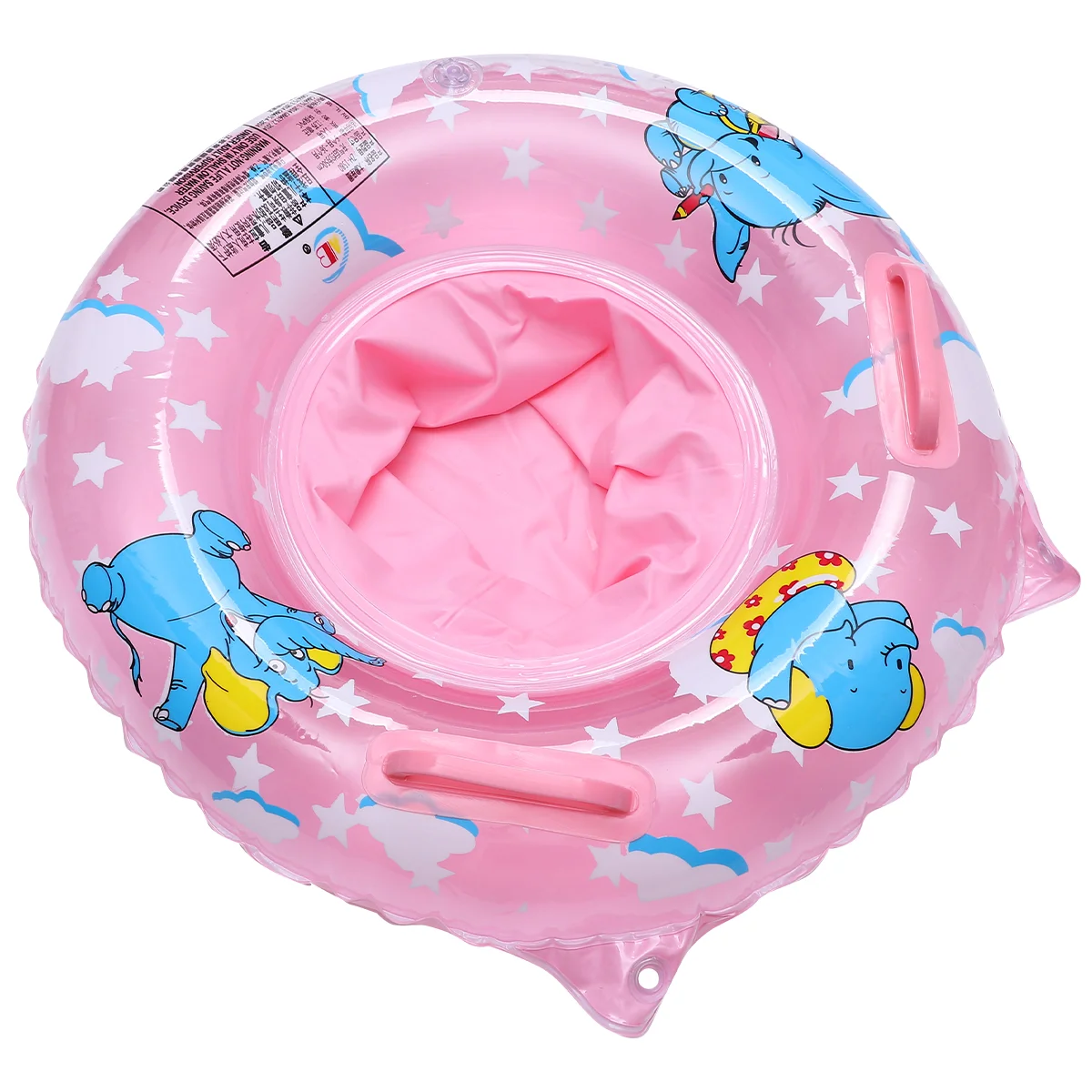 

1pc Baby Swimming Ring Inflatable Seat Ring Bubble Bottom Floating Ring for Girls Boys 50x50cm ( , Elephant)