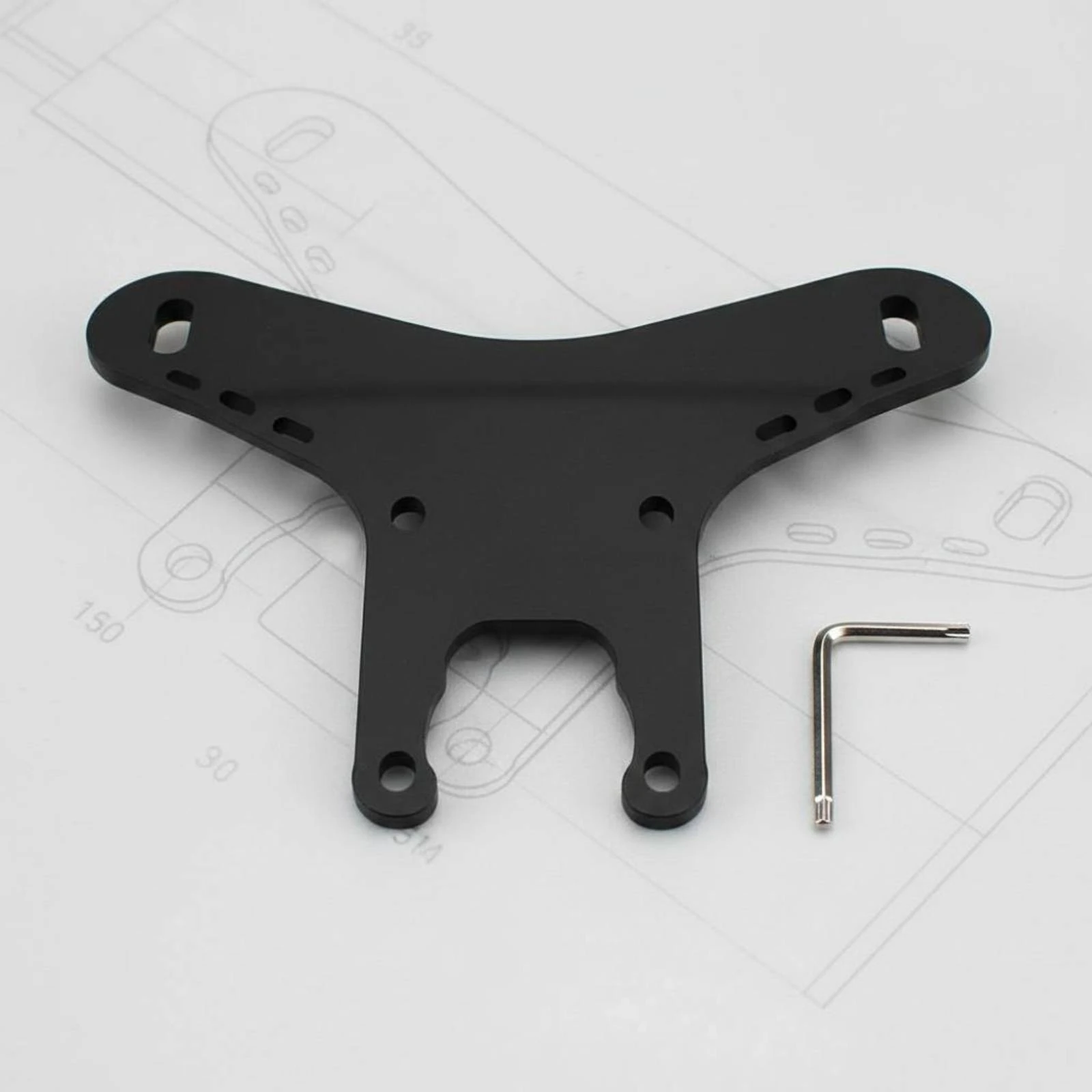 Tenere 700 Light Bracket Aluminum Alloy Y-Shaped Fog Light Bracket Vehicle Accessory Easy Installation Accurate Alignment