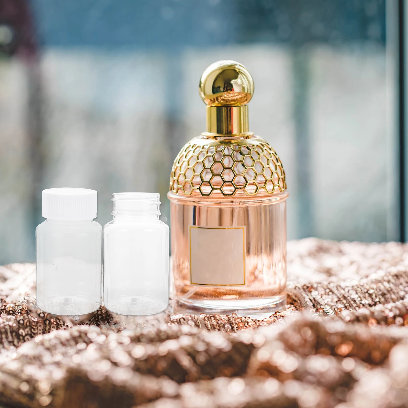 

20 pcs 80Ml Pet Clear Plastic Pill Containers Bottles Medicine Storage Waterproof Screw Top Capsule Organizer