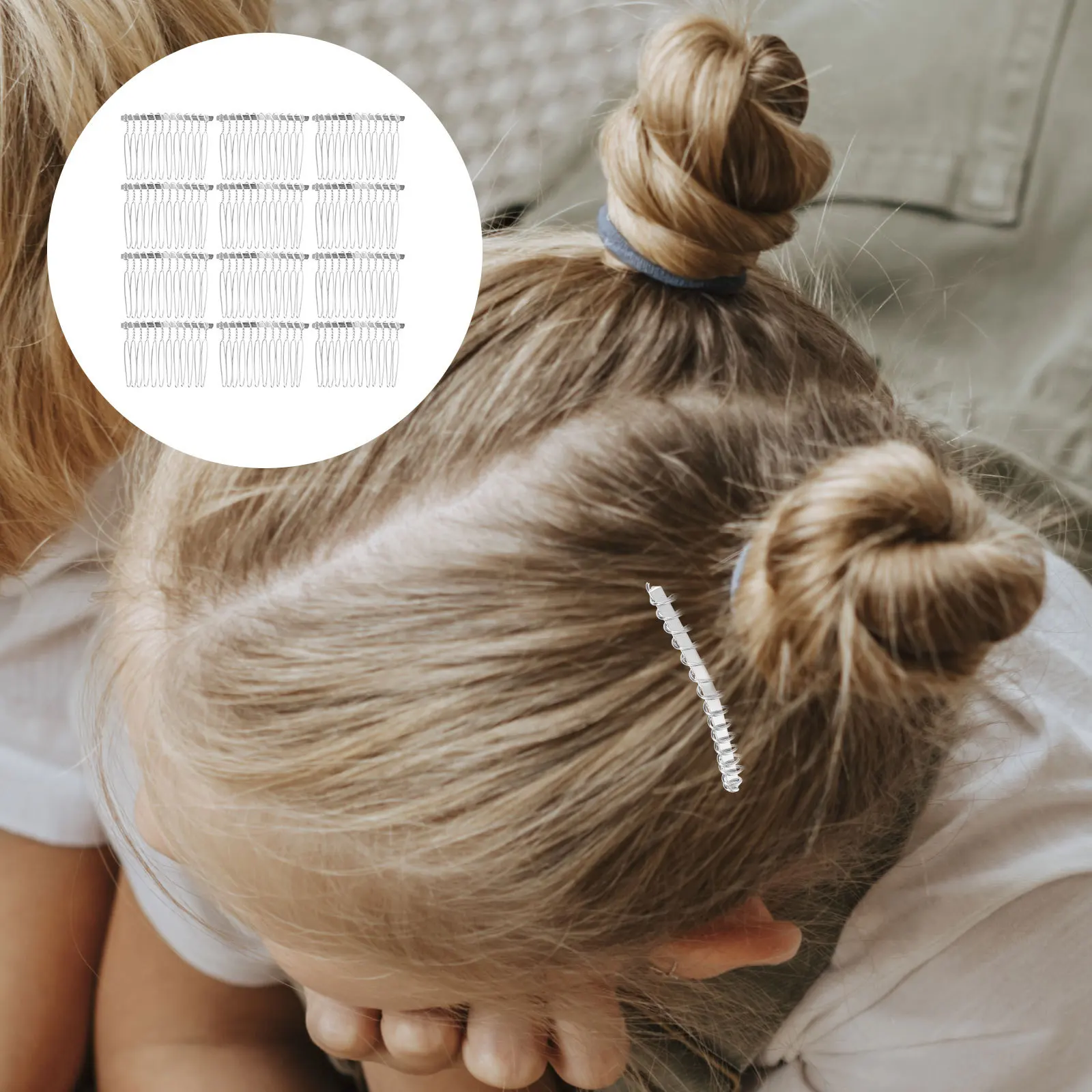 

20pcs Metal Hair Comb Bridal Wedding Accessory Elegant Bride Headpiece Decorative Hairstyle Tool For Women Party Banquet