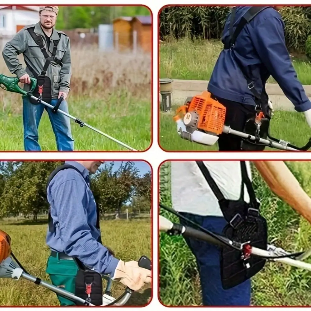 

Регулируемый ремень для триммера, прочный универсальный двойной плечевой ремень, высококачественный удобный регулируемый ремень-шлейка