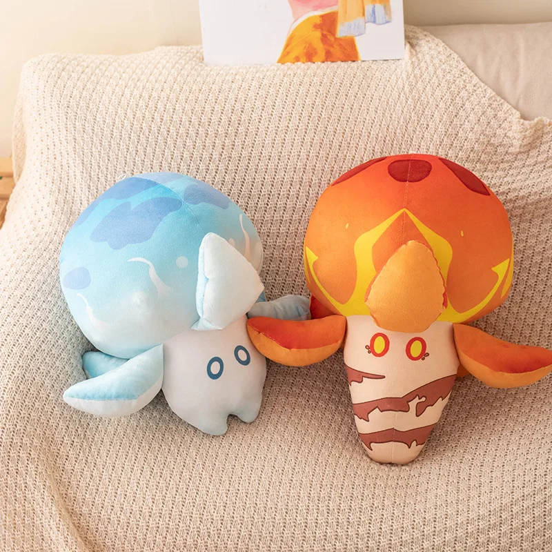 1PC New Genshin Impact Plush Doll Plankton Floating Animal Plush Toy Water Beast Plush Doll Soft Plushie Pillow Gift