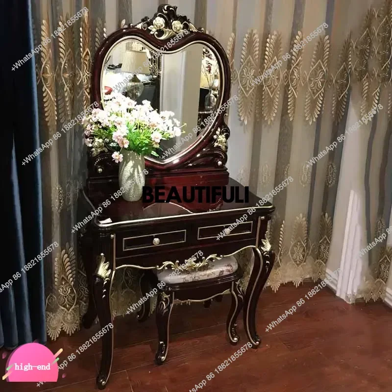 

Женский роскошный комод Eithe, зеркальный табурет, скандинавский туалетный столик для хранения макияжа, зеркало для отеля, деревянная мебель Comoda Pra Quarto