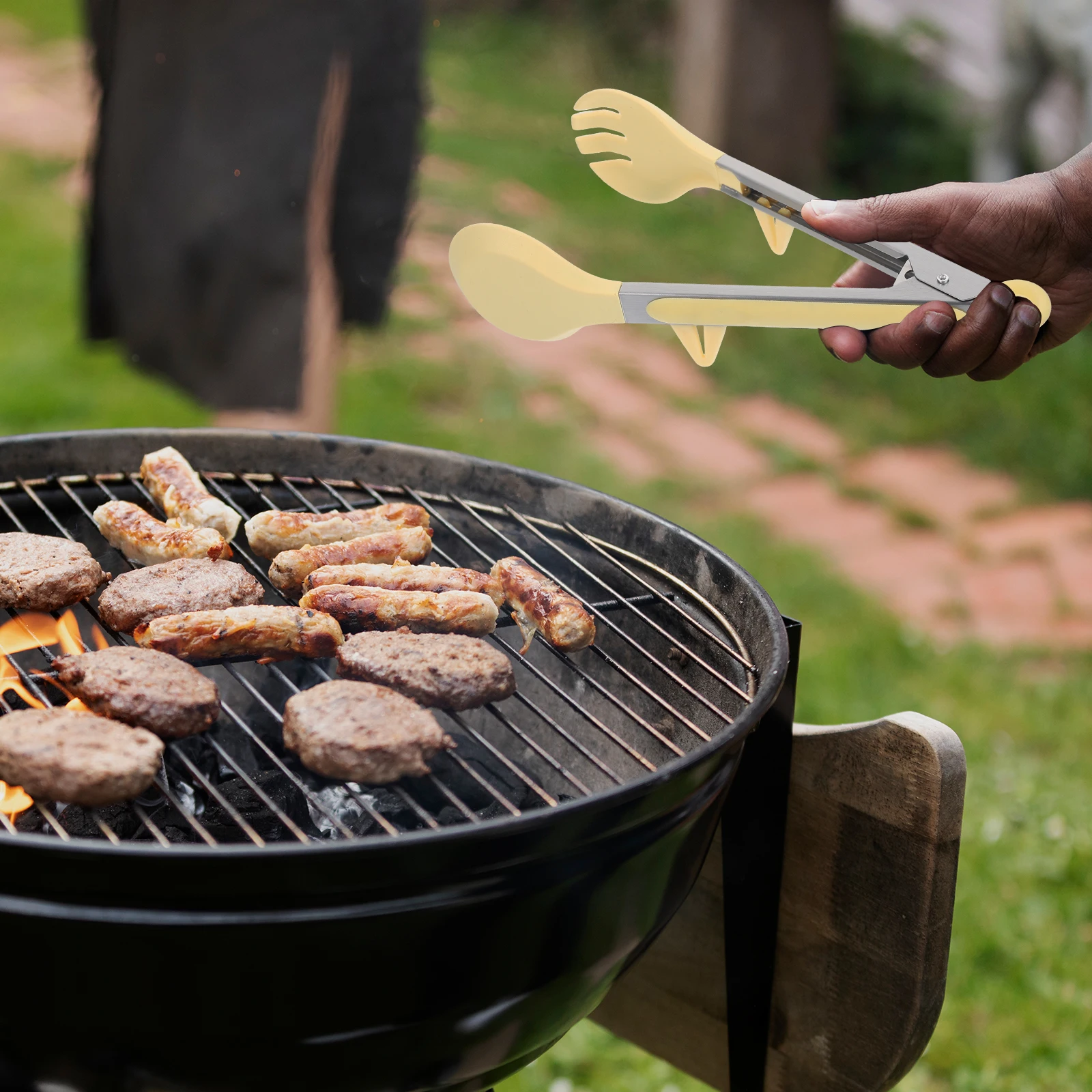 

Heat Resistant Food Clip Food Tongs Versatile Kitchen Tong for Buffet Barbecue Baking Cake Bread Frying Serving Grill
