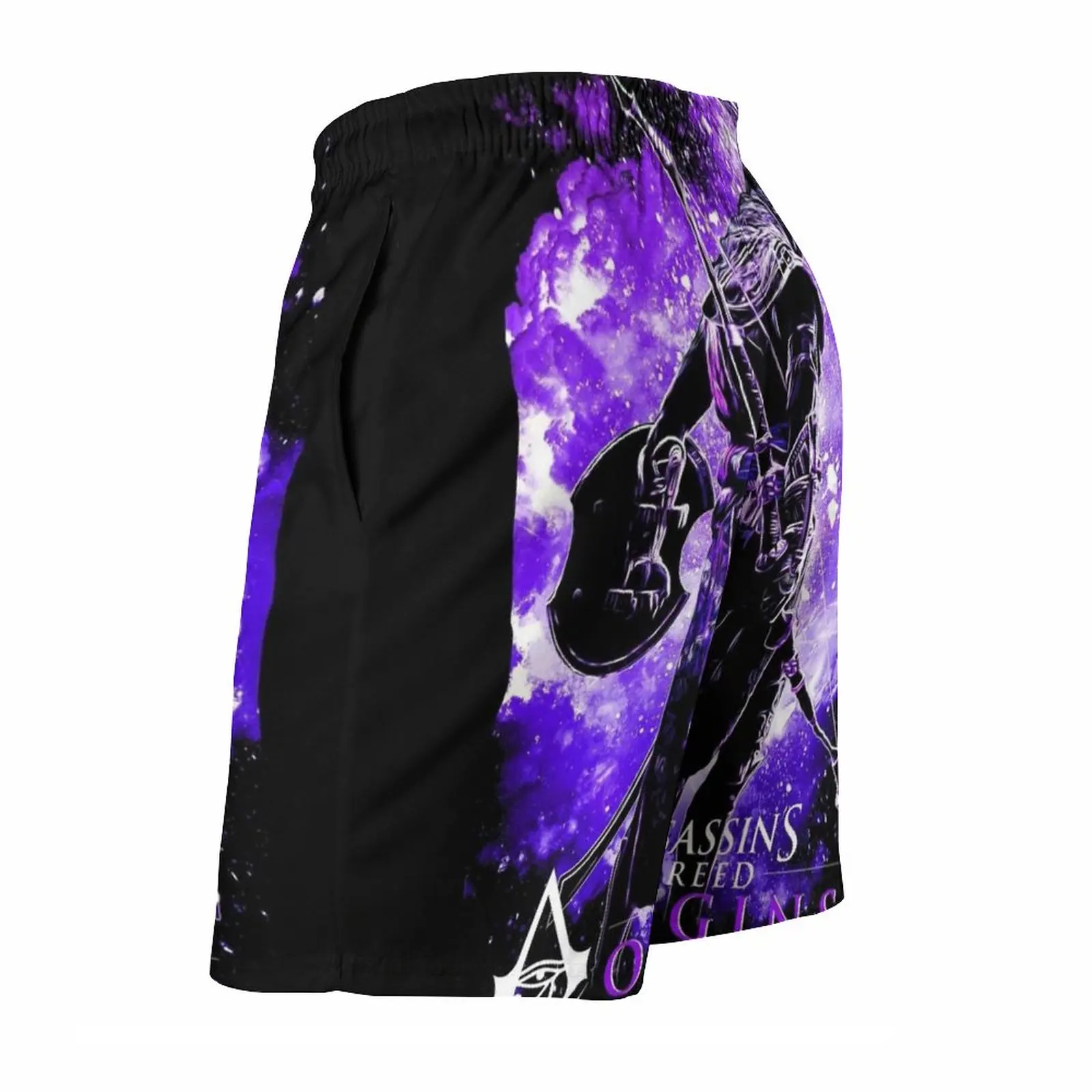 Men's Swim Trunks Quick Dry Volley Beach Shorts With Pockets For Men's Valhalla Game Gaming Eivor Female Eivor Viking Valhalla