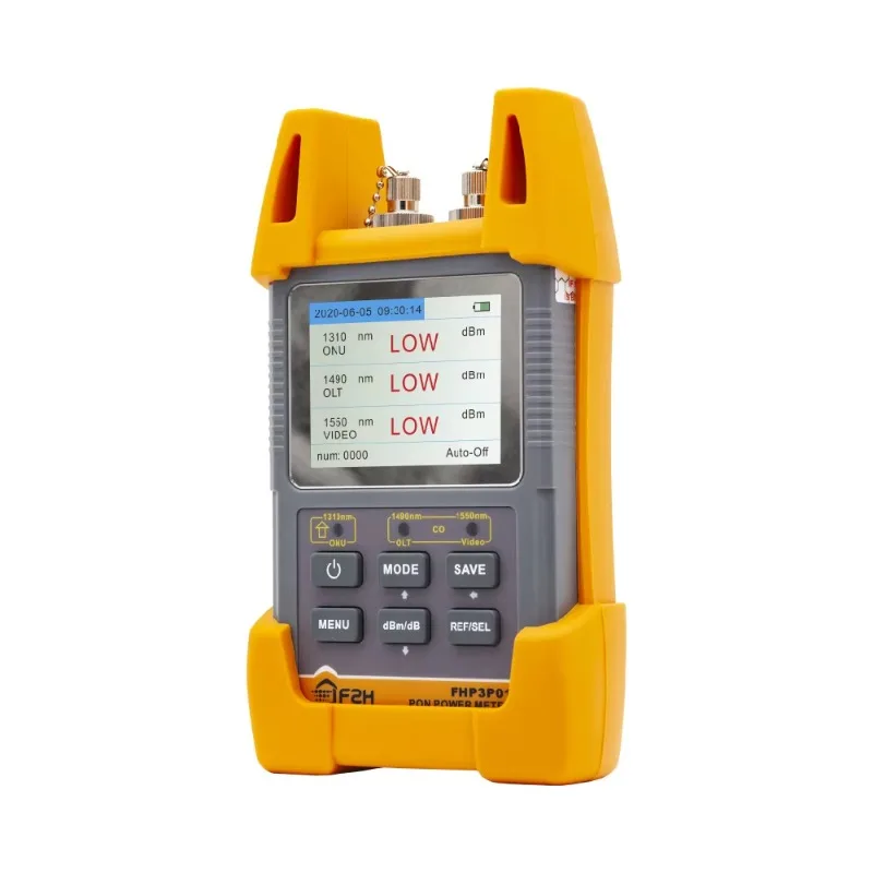 Grandway FHP3P01 EPON GPON xPON مقياس الطاقة البصري OPM FTTx OLT-ONU 1310/1490/1550nm pon مقياس الطاقة