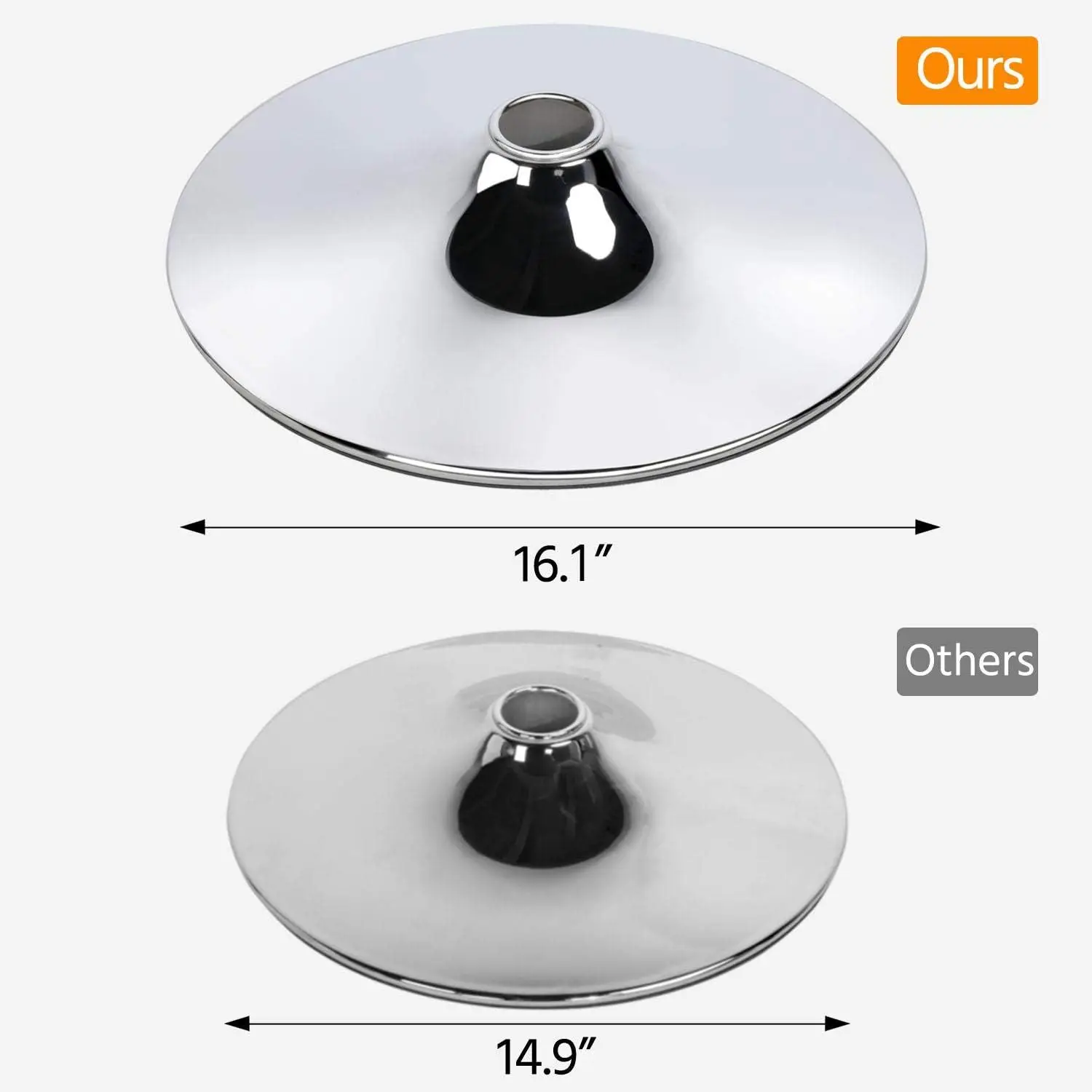 Cadeira quadrada de couro PU com altura ajustável, altura rotativa, branco, base maior, conjunto de 2 peças, altura ajustável