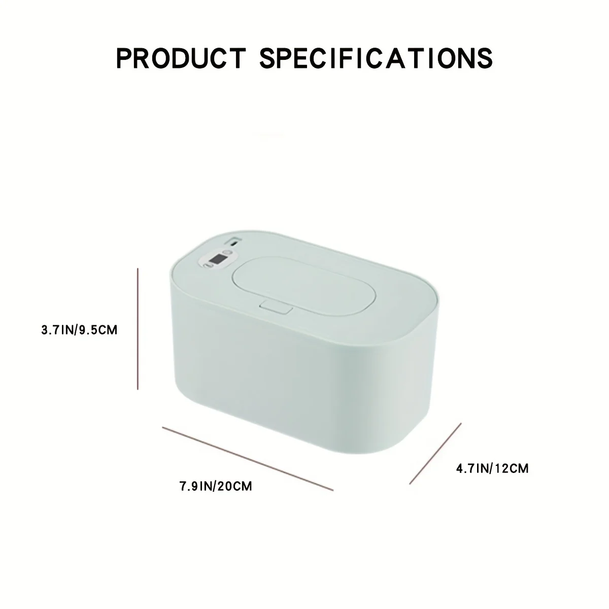 Baby Wipe Warmer and Baby Wet Wipes Dispenser for Babies, With Digital Display, Adjustable Temperature Modes, Newborn Essentials