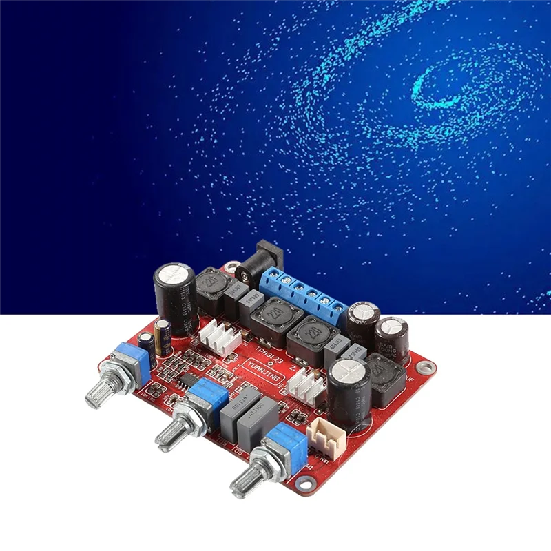 ABZZ-TPA3123 오디오 보드 모듈 DC12-24V 2.1 트리플 채널 증폭기 보드 2X25w + 50W 서브우퍼 모듈 내구성 쉬운 설치