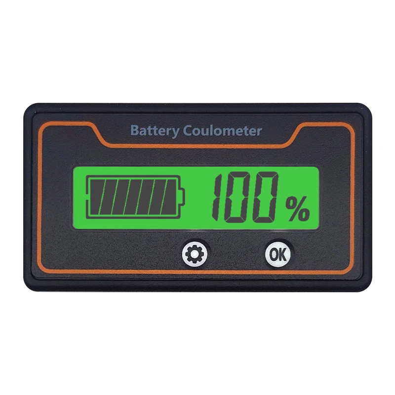 Qucc 2 w 1 wskaźnik naładowania baterii 8V-120V woltomierz Coulometer kwasowo-ołowiowy litowo LiFePO4 wyświetlacz miernik 12V 24V 36V 48V 60V