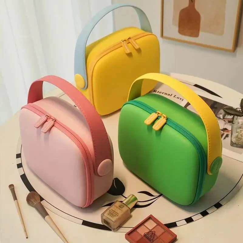 

Makeup brush, makeup bag, dopamine advanced, portable, multifunctional, large capacity, waterproof, travel cosmetics