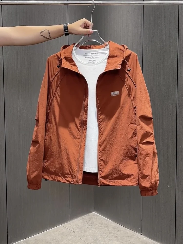 

Мужская функциональная рабочая одежда Jaet, весна-осень 2024, новое ветрозащитное пальто с капюшоном в американском стиле, универсальное модное полиэстер