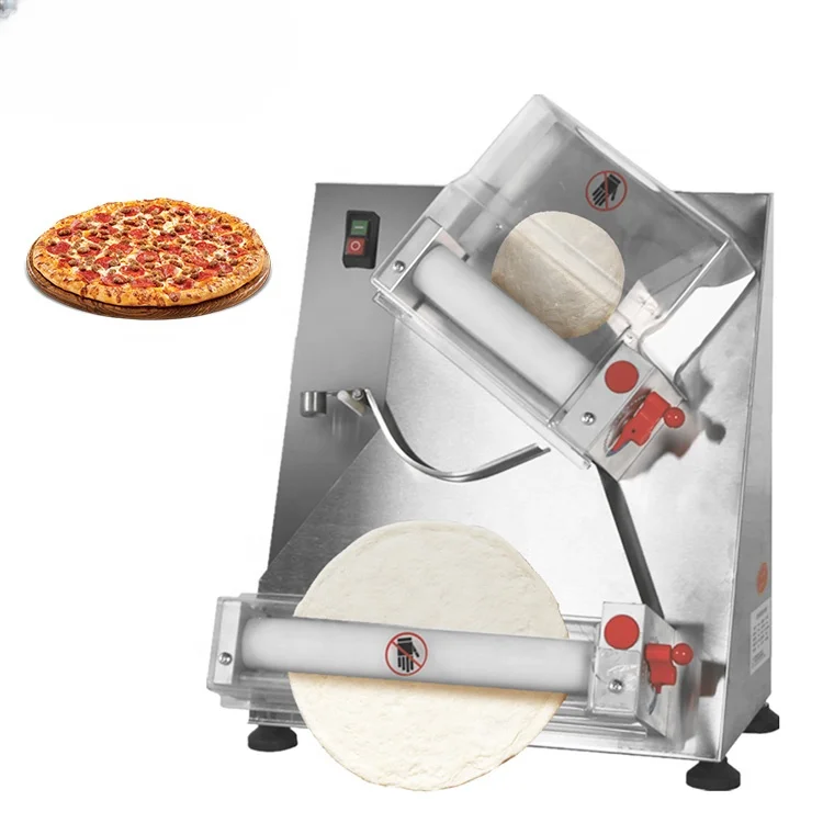 Automatic Rodillo para masa other snack roti pizza press pressing mini Electric pizza dough roller machines pizza roller sheeter