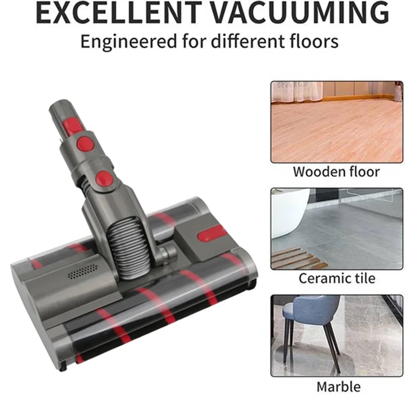 Tête de brosse électrique de remplacement AT28, filtre Hepa pour Micro aspirateur Dyson SV21, tête de nettoyage à rouleau souple