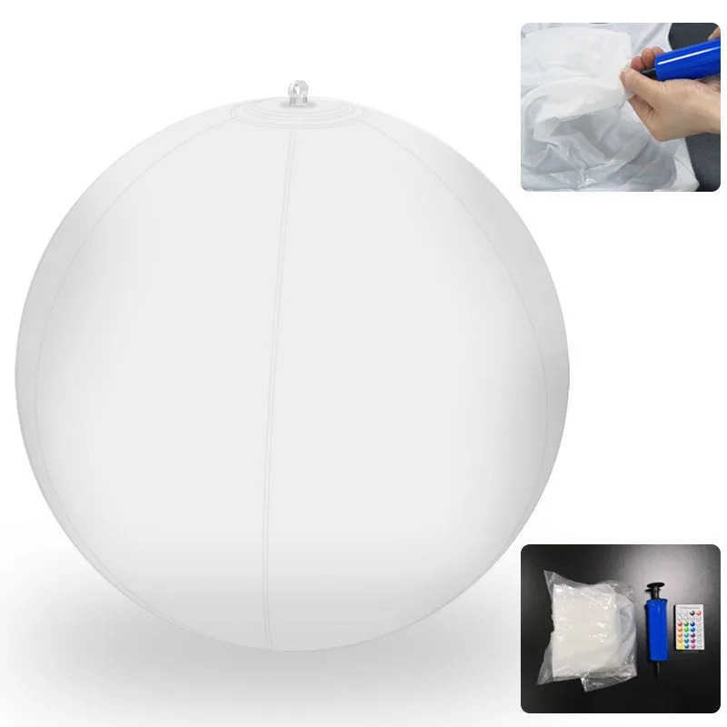 Lampe LED flottante pour piscine, 16 couleurs, boule lumineuse pour sécuritaires, veilleuse, télécommande, éclairage extérieur avec crochet, décoration de jardin