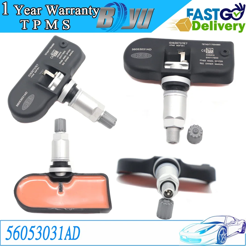 

56053031 AD TPMS датчик контроля давления в шинах для зарядного устройства для каравана Dodge Grand Magnum Chrysler 200 300 Sebring 433 МГц 68078768 АК