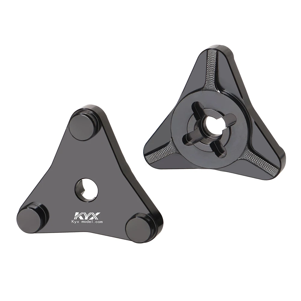 KYX سباق الألومنيوم محور عجلات محول جبل ترقيات أجزاء الملحقات ل 1/10 RC سيارة Tamiya Hotshot II The Bigwig #2