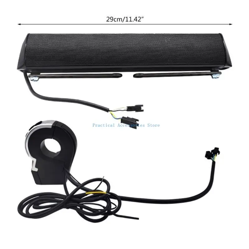 U75E Motorcycle EDR- Speaker Water Resistant Motorbike Stereo FM Radio AUX USB TF Card Bluetooth-compatible MP3 Player