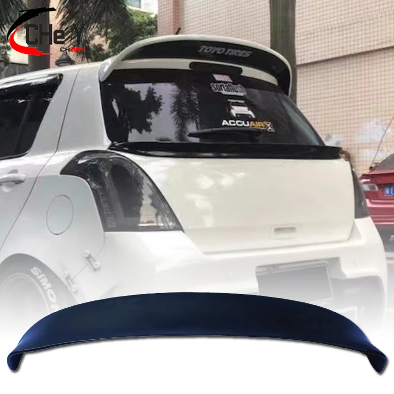 Carbon Fiber Rear Roof Spoiler Fit for Suzuki Swift ZC11 ZC71 ZC31S Mk3 2005 2006 2007 2008 2009 2010 Spoon GT Style