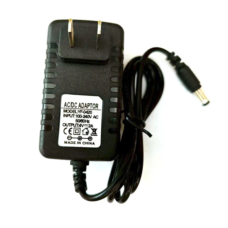 تيار مستمر مصدر الطاقة 4 فولت 2A تحويل محول الطاقة 4 فولت 2000MA تيار مستمر استقرت سلك الطاقة تيار مستمر L-نوع فتحة 3.5*1.35 مللي متر #1