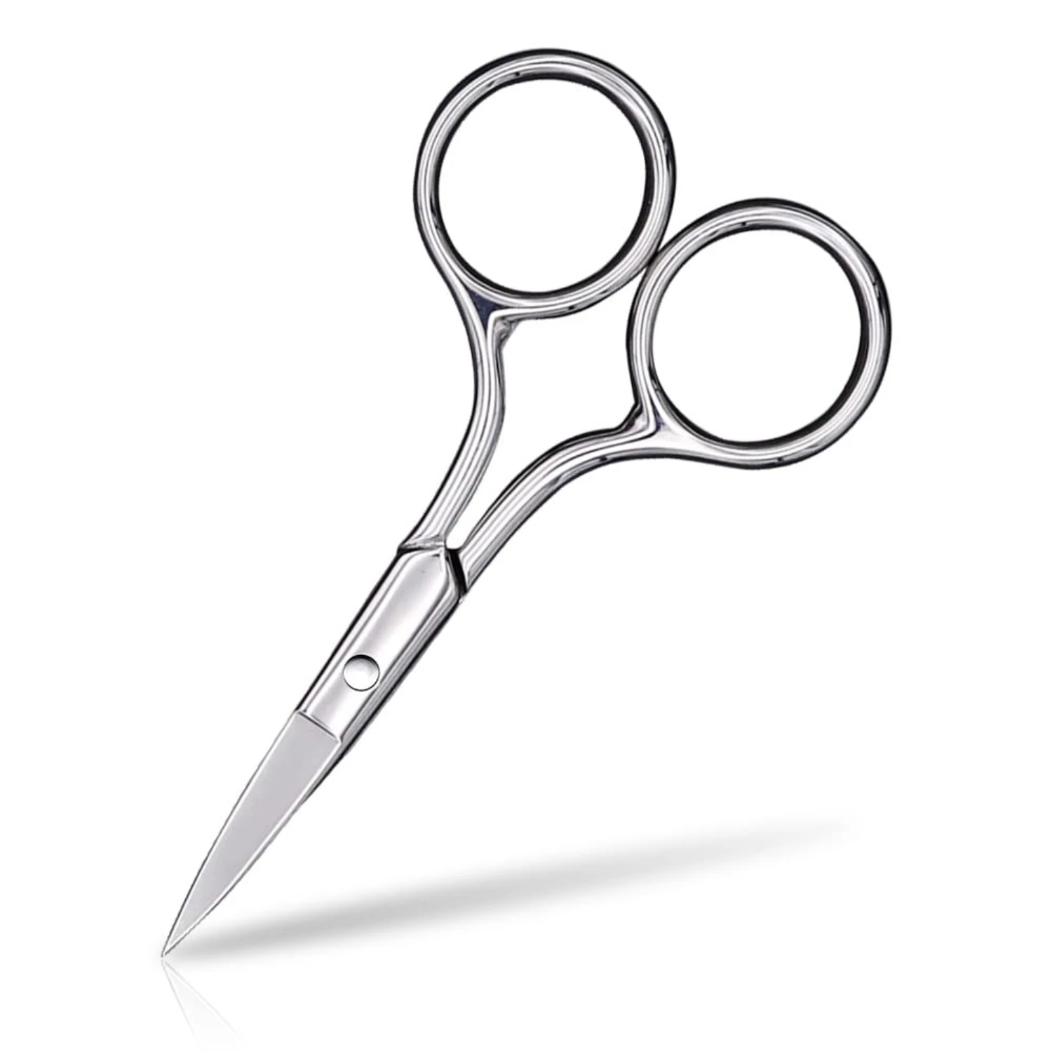 Eyebrow Scissors, Small Scissors for Hair, Eyebrows, Nose Hair, Beard, Eyelashes, Cuticle. Stainless Steel Fine Straight Tip Nos