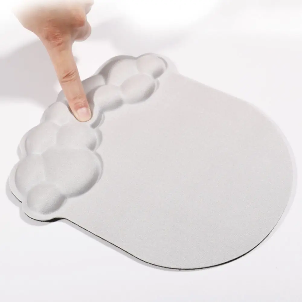 وسادة الرسغ على شكل سحابة وسادة مسند المعصم مسند المعصم المضادة للانزلاق حماية المعصم لوحة الماوس مريحة لينة سطح المكتب