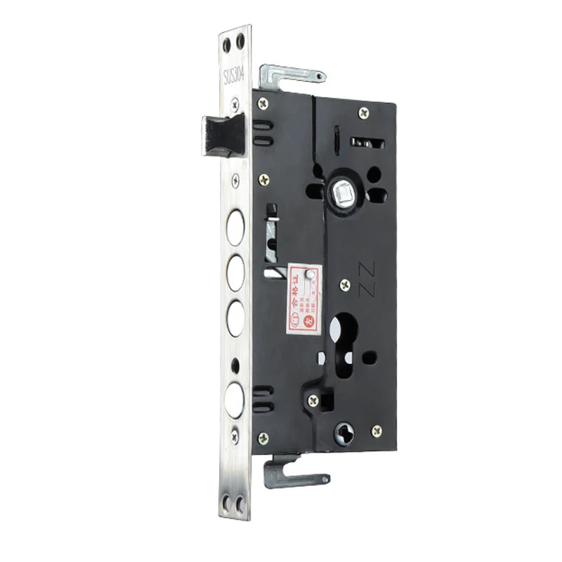 Universal Security Anti-Theft Door Lock Body Mechanical 24x240 Square Head & 30x240 Cylindrical Lock Body